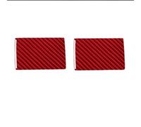tira decorativa Para Mercedes Para Benz G-CLASS W463 2013 2014 2015 2016 2017 2018 Cenicero De Puerta Trasera Coche Pegatina Decorativa LHD cubierta decorativa(Rojo)