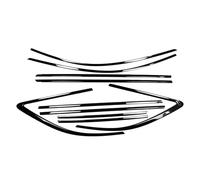 Tira del Sello del Coche Para A4 RS4 Para Wagon Para Avant 2017 2018 2019 2020 2021 2022 2023 2024 2025 Moldura De Puerta De Coche Ventana Sellado Cinturón Burlete