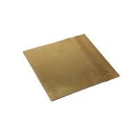 Tira en rollo de lámina de latón - Hoja dorada de 0,05 a 1 m for estampado y elaboración de precisión | 1 pieza(1x50x50mm)