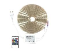 Tira LED 220V, 60 LEDs/m, 10W/m, 5m, RGB - Iluminación decorativa versátil para ambientes y eventos.