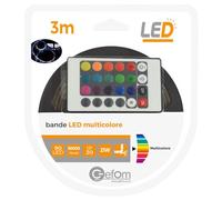 Tira LED 7,2 W 3 M RGB con mando a distancia