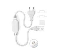 Tira LED 8mm con Circuito Integrado y Fuente de alimentación, Ideal para iluminación Decorativa y proyectos de Bricolaje.