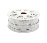 TIRA LED AC220 12MM 9W/m SMD2835 IP65 3000ºK, ideal para iluminar espacios con calidez y eficiencia. Resistente al agua, perfecta para interiores y exteriores. Diseño delgado y moderno.