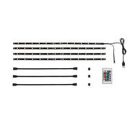 Tira LED Briloner Leuchten para iluminación de TV, cinta regulable, autoadhesiva, 2 m, puerto USB, adecuada para TV de 32 - 78 pulgadas, barra de 48 ledes, cambio de color RGB