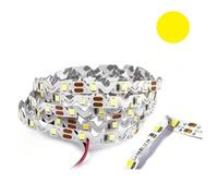 Tira LED curvable 12V SMD 2835 5 metros tira adhesiva plegable para crear letreros esquinas curvas letras (luz caliente)