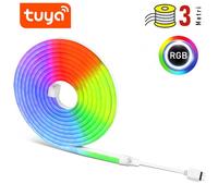 Xanlite - Cinta luminosa de neón RGB 3M, USB, extensible 6M