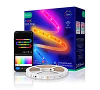 Tira LED Digital Inteligente RGB IC WIFI F4, 5m, 24W, TUYA / Smart Life