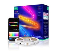 Tira LED Inteligente Digital RGB IC WIFI F4, 10m, 36W, TUYA / Smart Life