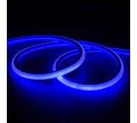 Tira LED Neón Regulable 220V Azul Semicircular 180 7.5W/m Corte 100cm IP67 a