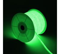 Tira LED Neón Regulable 220V BOBINA 50m Verde Circular 360 9W/m Corte 100cm