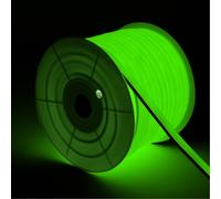 Tira LED Neón Regulable 220V BOBINA 50m Verde Semicircular 180 7.5W/m Corte