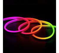 Tira LED Neón Regulable 220V RGB Semicircular 180 9W/m Corte 100cm IP67 a