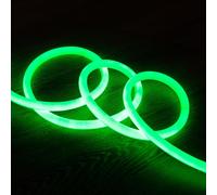 Tira LED Neón Regulable 220V Verde Circular 360 9W/m Corte 100cm IP67 a Medida