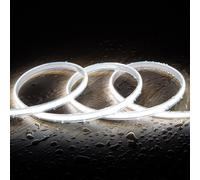 LEDKIA LIGHTING Tira LED Regulable 220V COB 320 LED/m Blanco Frío 8W/m 720lm/m Ancho 12mm Corte 50cm IP65 CRI90 a Medida 3 m