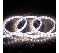 Tira LED Regulable 220V SMD 60 LED/m Blanco Frío 6W/m 600lm/m Ancho 12mm Corte