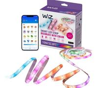 Tira LED RGBIC WiZ, 16 millones de colores, 10 m, Wi-Fi, control app y voz, 21W