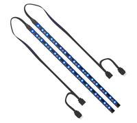Tira LED SilentiumPC Aurora Stripes RGB 18 bombillas LED 2 piezas