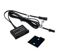 Tira LED ultrafina con sensor de puerta para iluminación automática, diseño de ahorro de energía adecuado para armarios y armarios, alimentado por DC12/24V (negro)