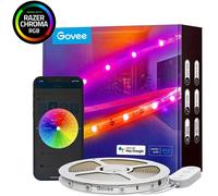 Tira led govee rgb smart wifi+bt h619a 5m - rgbic - 64 modos - control por voz