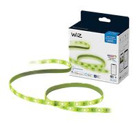 Luces LED - Wiz W-BT 1600LM, Tira inteligente y alimentador, 2 metros, Wifi y Bluetooth, Control por voz