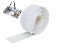 Tira masilla flexible - Cinta selladora impermeable para cocina con fuerte adhesivo | Sellador antimoho para baño, base inodoro, juntas pared fregadero, protector bordes para control