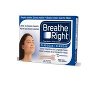 Tira Nasal Breathe Right Pequeña 10 Unidades - Mejora tu Descanso y Alivia la Congestión Nasal