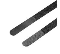 Tira organizadora de Cables - Flexible, 10 Unidades, 0.12 m, Color Negro, Material Durable, Ideal para Mantener ordenados los Cables.*