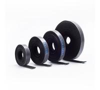 Tira Organizadora de Cables Vention KAABA 1m Nylon Negro Corte Libre Reutilizable