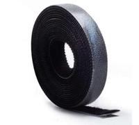 Tira organizadora - organizador de cables flexible de 2 m, color negro, ideal para mantener cables ordenados y libres de enredos. *