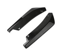 Tira Parachoques Trasero Delantero Universal Para Coche Difusor Alerón Labios Divisor Alas Fibra Accesorios Alerón Extensión Falda Lateral(Black)