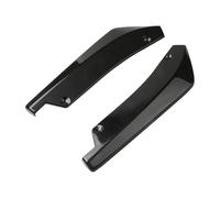 Tira Parachoques Trasero Delantero Universal Para Coche Difusor Alerón Labios Divisor Alas Fibra Accesorios Alerón Extensión Falda Lateral(Black)