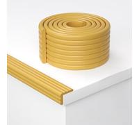 Tira protectora de borde de espuma transparente de 2 m, cojín de esquina de seguridad para niños, parachoques de muebles para mesa, escritorio, cocina, isla, sala de estar, autoadhesivo para absorción