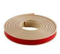 Tira protectora de borde de muebles TPE en forma de U, protector de goma flexible para mesa, escritorio, gabinete, esquina de seguridad, parachoques autoadhesivo en negro (beige, 20 mm)