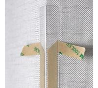 Tira protectora de borde transparente, protectores de esquina de pared en forma de L, cubierta de decoración de parachoques de muebles, tira autoadhesiva de plástico con cintas