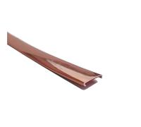 Tira protectora de bordes autoadhesiva de 4,8 m, con forma de U, for esquinas y bordes, for reparación de gabinetes y molduras.(Bright Rose Gold,13mm)