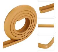 Tira Protectora de Goma de Seguridad para Niños de 2M: Protector de Bordes y Esquinas para Mesas y Muebles en áreas de Bebés y Niños Pequeños (Color madera)