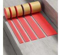 Tira protectora de goma para peldaños de escalera para peldaños interiores y exteriores, fácil de instalar