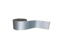 Tira Protectora de Parachoques Adhesivo de Fibra Carbono antiarañazos para umbral Puerta Maletero Coche, película Protectora Resistente al Agua(Prata)
