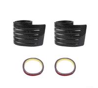 Tira protectora de parachoques trasero de 90 cm para maletero de coche para protector de bordes, borde anticolisión, cubierta de umbral de goma impermeable, negro, 2 unidades (carbono)