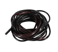 Tira protectora del borde de la puerta del automóvil Ejoyous de 5 m, sello anticolisión Protector flexible del umbral de la puerta con adhesivo fuerte, negro