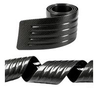 Tira protectora para maletero de coche, 2 unidades, 104 cm, fibra de carbono, protector de parachoques trasero, ajuste antiarañazos para sedán, SUV, Hatchback, camioneta