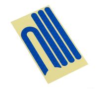 Tira reflectante de alta visibilidad para Xiaomi para scooter eléctrico M365 y 1S, etiqueta adhesiva de cubierta lateral recta o en forma de U con fuerte para seguridad nocturna (azul)