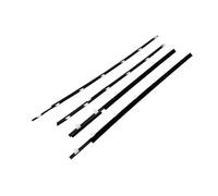 Tira Sellado Burletes Goma 4 Juntas De Correa De Puerta Burlete Exterior Para Toyota Para Land Para Cruiser FJ80 HDJ811990-1998 1997 1996 1995 1994 1993 1992 1991