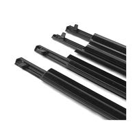 Tira Sellado Burletes Goma Burlete Ventana Exterior Para Automóvil Moldura Cromada Capa Sellado Protección Contra El Agua Para Toyota Para Corolla 2009-2012(Negro)