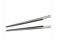 Tira Sellado Coche Burletes Para Ventanilla Delantera O Trasera De Coche, 2 Uds Para Toyota Para Land Para Cruiser Para Prado J120 2003-2009(Plating Rear)