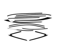 Tira Sellado Goma Burlete Para Parabrisas Coche Embellecedor Para Lexus RX 2022-2025 Tira Sellado Coche(Negro brillante)