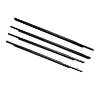 Tira Sellado Goma Burletes Goma Ventanas Exteriores Coche 4 Unidades Para Mitsubishi Para Outlander Sport GA ASX RVR 2011-2020 Tira Sellado Accesorios Coche Coche Tira Sello Puerta(Negro)
