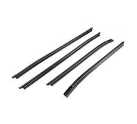 Tira Sellado Goma Juego 4 Tiras Sellado Ventanas Laterales Coche Para Toyota Para Hilux SR5 2005-2015 4 Puertas Tierra Salade Goma