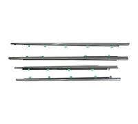 Tira Sellado Impermeable Para CRV 2007-2022 Burlete Para Ventana Coche Tira Sellado Vidrio Para Puerta Lateral Plateada Moldura Para Clima(2012-2016)