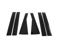 Tira Sellado Impermeable Para CRV Para CR-V 2023+ Moldura Ventana Coche Negra Acero Inoxidable Tira Cubierta Lateral Pilar 10 Uds(Black pillar)